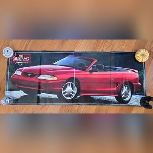 5 Vintage Ford Mustang Posters (1994 Mustang, Mach 3, 1964.5)  1 is Double Sided